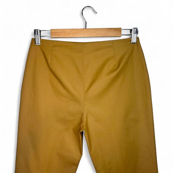 Lafayette 148 New York Women's Cropped Bleeker Pant Size 0 Camel Brown - Picture 6 of 9